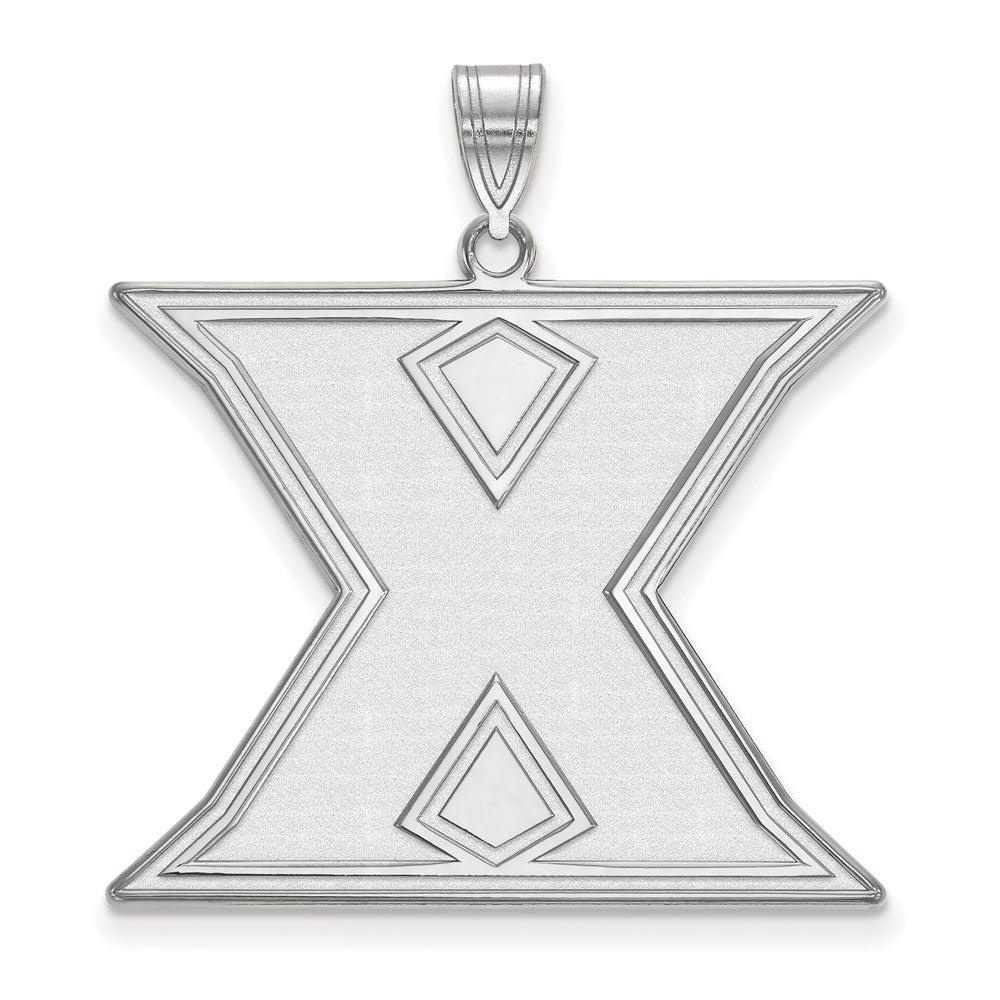 14k White Gold LogoArt Xavier University Letter X Extra Large Pendant