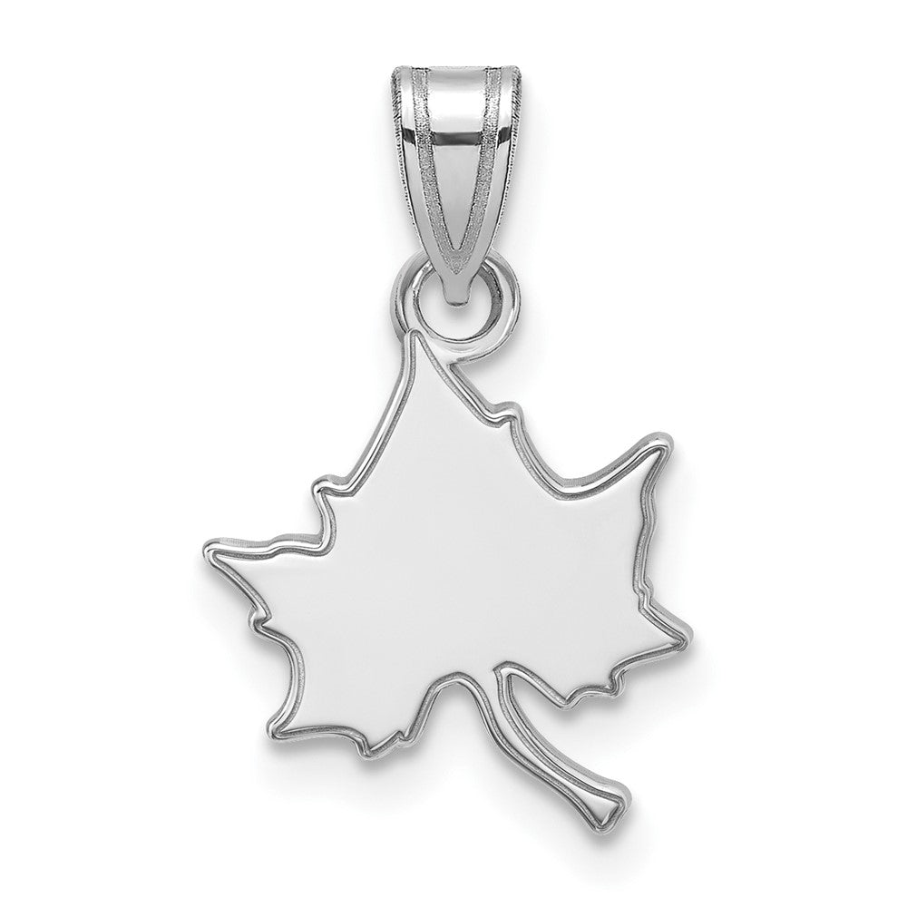 10k White Gold LogoArt Indiana State University I-S Small Pendant