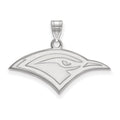14k White Gold LogoArt University of Tennessee at Chattanooga Mockingbird Small Pendant