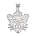10k White Gold LogoArt Brigham Young University Cougar Large Pendant