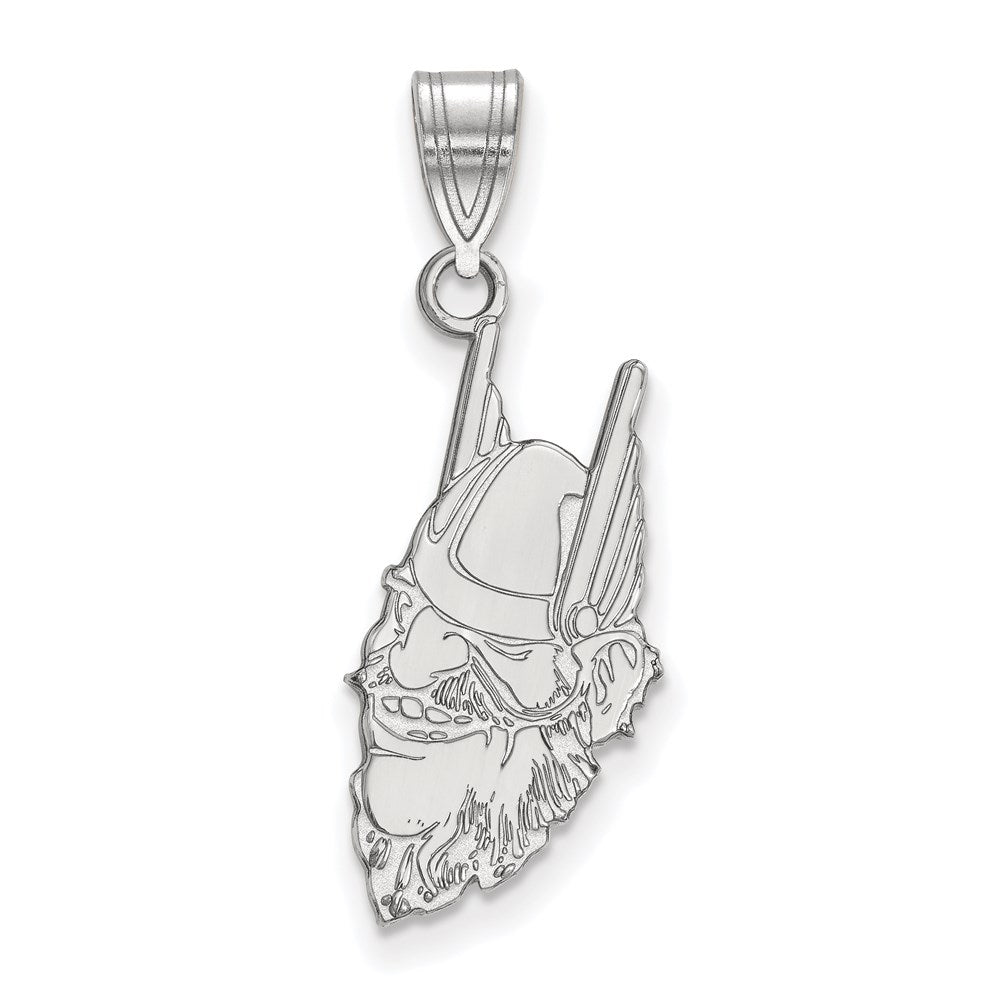 14k White Gold LogoArt University of Idaho Joe Vandal Large Pendant
