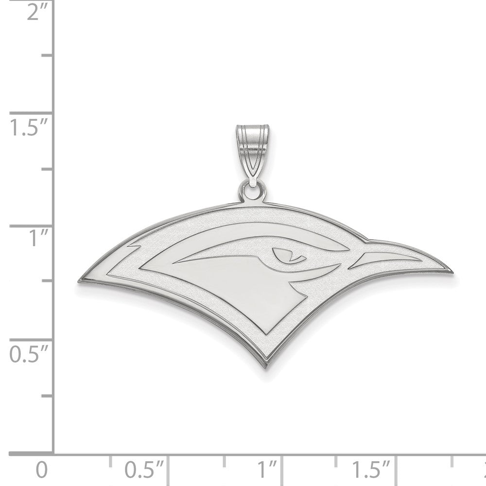 10k White Gold LogoArt University of Tennessee at Chattanooga Mockingbird Large Pendant