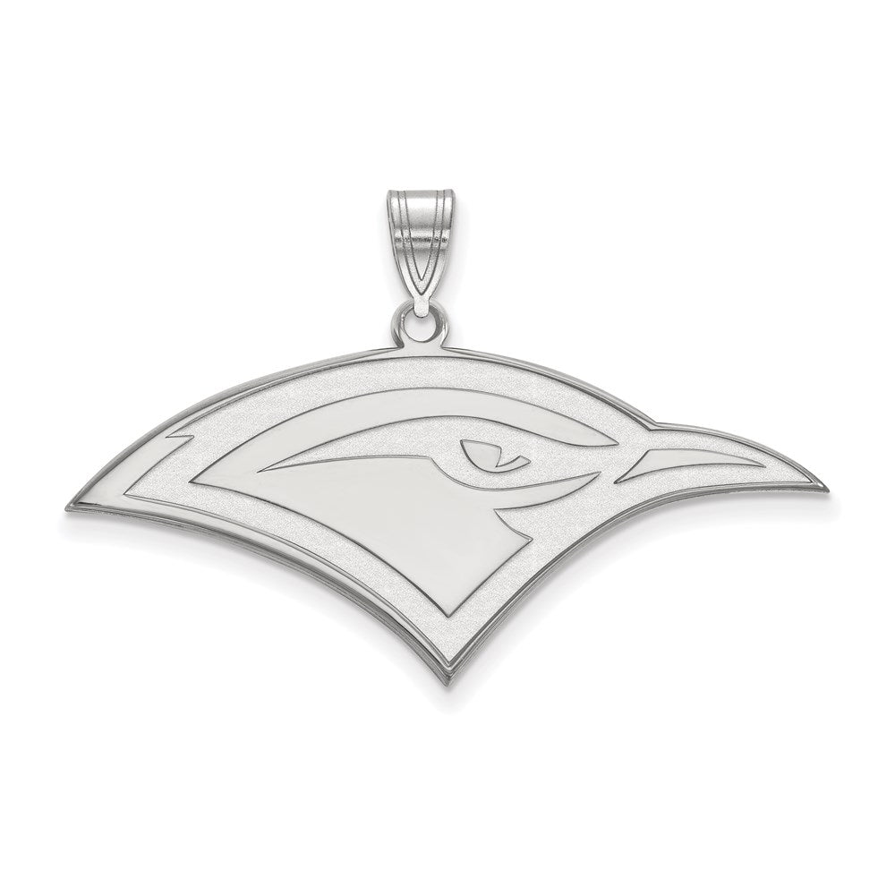 14k White Gold LogoArt University of Tennessee at Chattanooga Mockingbird Large Pendant