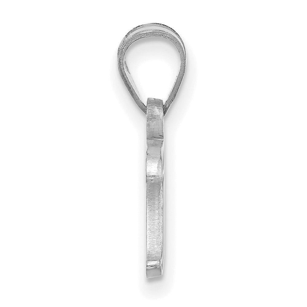14k White Gold LogoArt University of Tulsa T-U Large Pendant