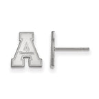 10k White Gold LogoArt Appalachian State University Extra Small Post Earrings