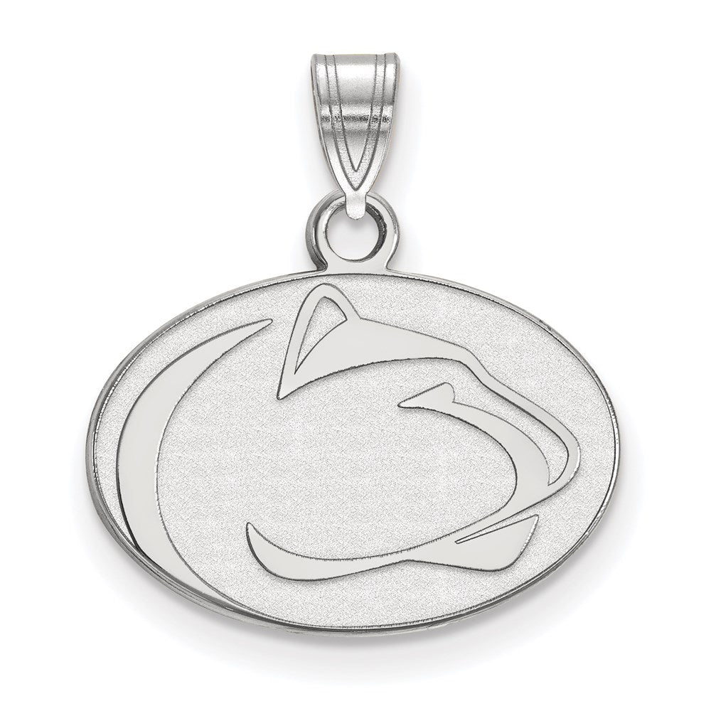 14k White Gold LogoArt Penn State University Lion Small Pendant