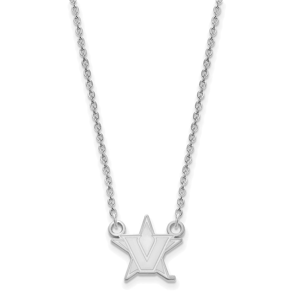 14kw LogoArt Vanderbilt University Small Pendant w/Necklace