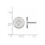 14k White Gold NHL LogoArt Winnipeg Jets Small Post Earrings