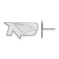 10k White Gold LogoArt University of North Dakota Small Post Earrings