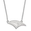 Sterling Silver Rhodium-plated LogoArt University of Tennessee at Chattanooga Mockingbird Small Pendant 18 inch Necklace