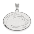 10k White Gold LogoArt Penn State University Lion Large Pendant