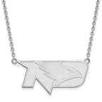 14k White Gold LogoArt University of North Dakota Large Pendant 18 inch Necklace