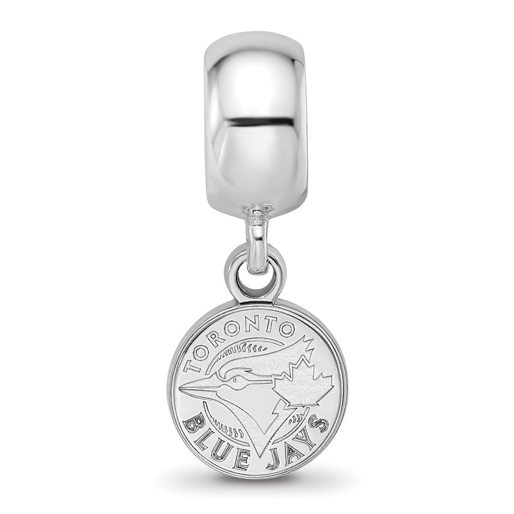 SS/Rh-p Major League Baseball LogoArt Toronto Blue Jays Dangle Bead