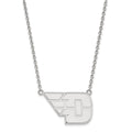 14k White Gold LogoArt University of Dayton Large Pendant 18 inch Necklace
