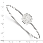 Sterling S. Rh-plated LogoArt Michigan State University Bangle Slip on