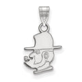 14k White Gold LogoArt Appalachian State University Mountaineer Small Pendant
