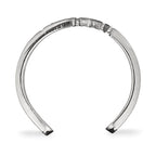 Sterling Silver Rhodium-plated LogoArt University of Nebraska Huskers Toe Ring