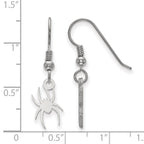 Sterling S. Rh-p LA University of Richmond Small Dangle Earring Wire