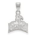 14k White Gold LogoArt Furman University Paladins Small Pendant