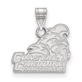 10k White Gold LogoArt Coastal Carolina University Chanticleers Small Pendant