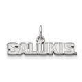 10k White Gold LogoArt Southern Illinois University Salukis Extra Small Pendant