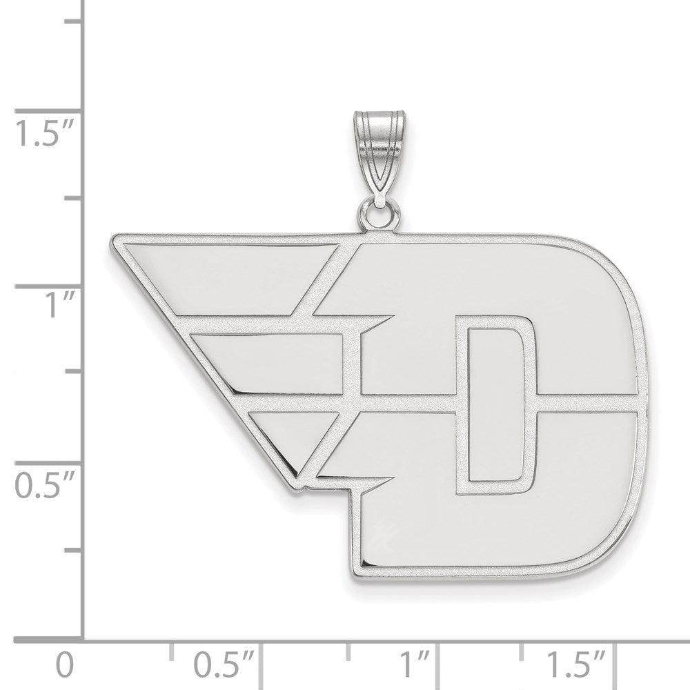 14k White Gold LogoArt University of Dayton Extra Large Pendant
