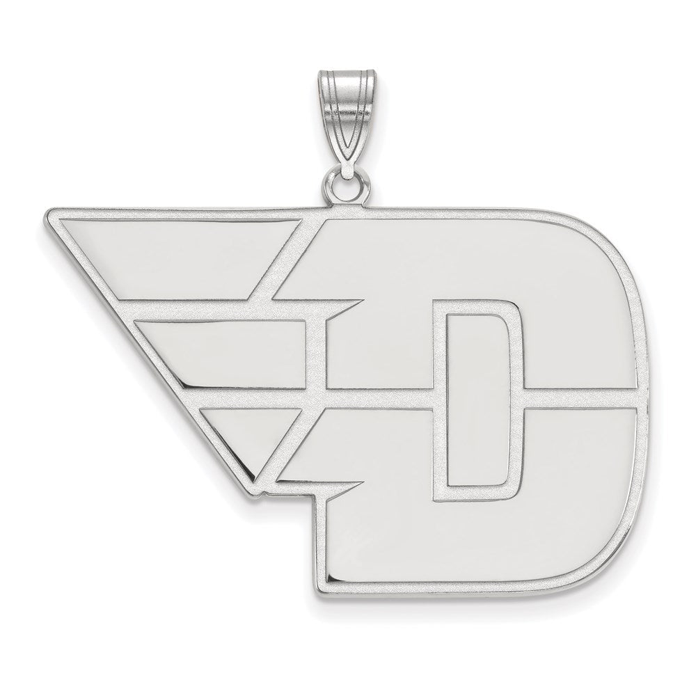 10k White Gold LogoArt University of Dayton Extra Large Pendant