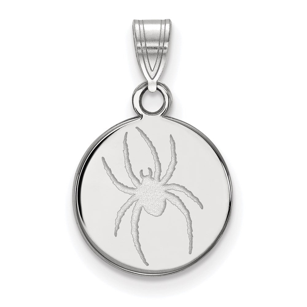 Sterling Silver Rh-plated LA University of Richmond Medium Disc Pendant