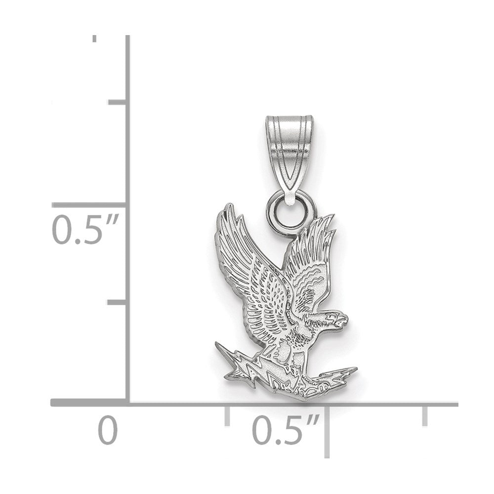 10k White Gold LogoArt United States Air Force Academy Falcon Small Pendant