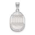Sterling Silver Rhodium-plated LogoArt Coastal Carolina University Large Crest Pendant