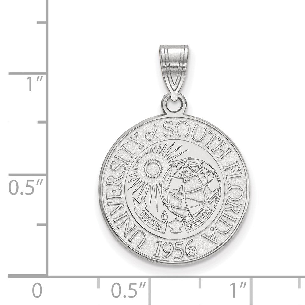14k Gold LogoArt University of South Florida Large Crest Pendant