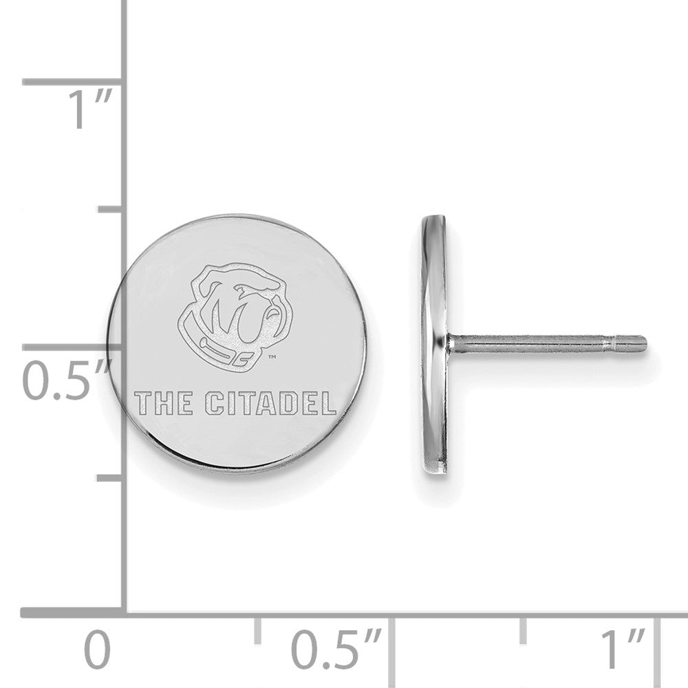 10kw LogoArt The Citadel XS Post Earrings