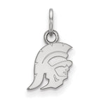 Sterling Silver Rhodium-plated University of Southern California Trojan Extra Small Pendant
