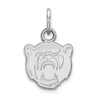 Sterling Silver Rhodium-plated LogoArt Baylor University Extra Small Pendant