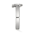 Sterling Silver Rhodium-plated LogoArt Georgia Institute of Technology G-T Toe Ring