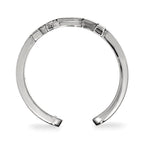 Sterling Silver Rhodium-plated LogoArt Louisiana State University L-S-U Toe Ring