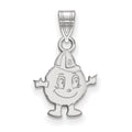 Sterling Silver Rhodium-plated LogoArt Syracuse University Mascot Small Pendant