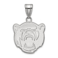 10k White Gold LogoArt Baylor University Medium Pendant