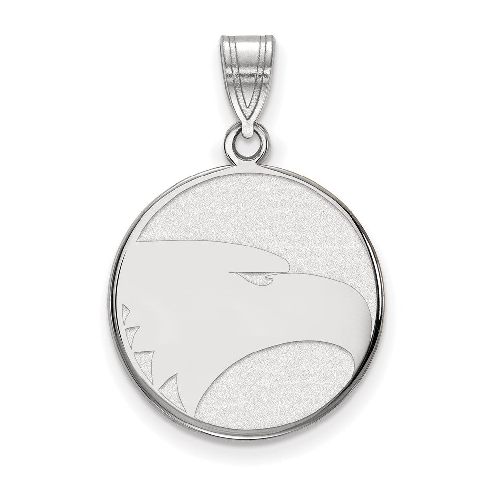 14k White Gold LogoArt Georgia Southern University Eagle Large Pendant