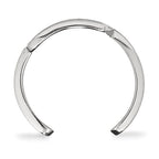Sterling Silver Rhodium-plated LogoArt Purdue University Letter P Toe Ring