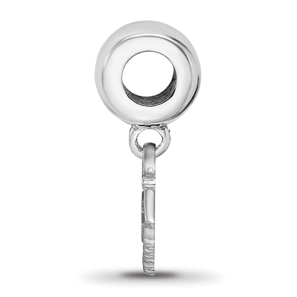 Sterling Silver Rh-plated LogoArt The Citadel XS Dangle Bead Charm