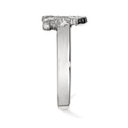 Sterling Silver Rhodium-plated LogoArt University of Kansas Jayhawk Toe Ring