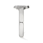 Sterling Silver Rhodium-plated NHL LogoArt Chicago Blackhawks Toe Ring