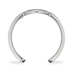 Sterling Silver Rhodium-plated NHL LogoArt Boston Bruins Toe Ring