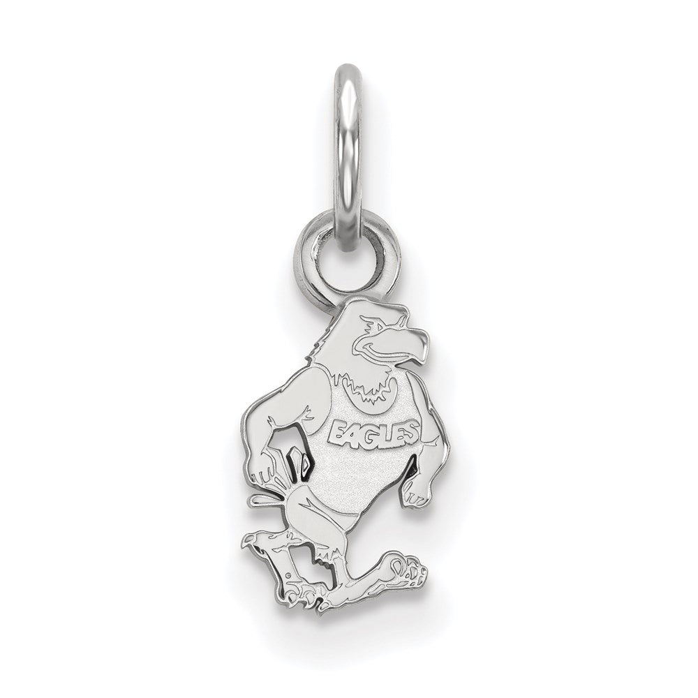 10k White Gold LogoArt Georgia Southern University Eagle Extra Small Pendant