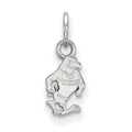 14k White Gold LogoArt Georgia Southern University Eagle Extra Small Pendant