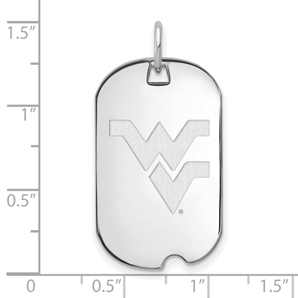 14kw LogoArt West Virginia University Small Dog Tag