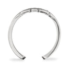 Sterling Silver Rhodium-plated LogoArt Auburn University Toe Ring