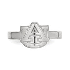 Sterling Silver Rhodium-plated LogoArt Auburn University Toe Ring