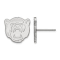 14k White Gold LogoArt Baylor University Small Post Earrings